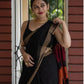 Amazing Designer Weaving Black Colour Cotton Silk Saree