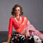 Baby Pink Colour Kashmiri Handloom Silk Saree