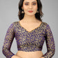 Sky Blue Colour Ready To Wear Banarasi Cotton Silk Saree