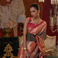 Black Colour Traditional Handloom Weaving Silk Saree 