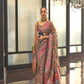 Grey Colour Jacquard Woven Kashmiri Modal Silk Saree