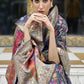 Grey Colour Rich Pallu Woven Kashmiri Silk Saree