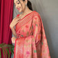Light Pink Colour Meenakari Woven Kanjivaram Tissue Silk Saree
