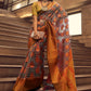 Orange Colour Festive Wear Organza Art Silk Saree