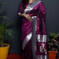 Purple Colour Zari Woven Paithani Soft Silk Saree