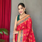 Red Colour Kutch Patola Woven Silk Saree