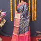 Blue Colour Elegant Kanjivaram Handloom Silk Saree