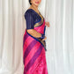 Dark Pink Colour Kanjivaram Silk Saree