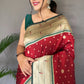 Maroon Colour Traditional Wear Paithani Silk Saree