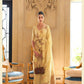 Yellow Colour Zari Weaving Organza Tissue Silk Saree